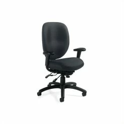 Promo 🛒 Offices To Go Multifunction Office Chair With Arms In Black 🔔 -Deals Writing Desks Store 135936 4 L