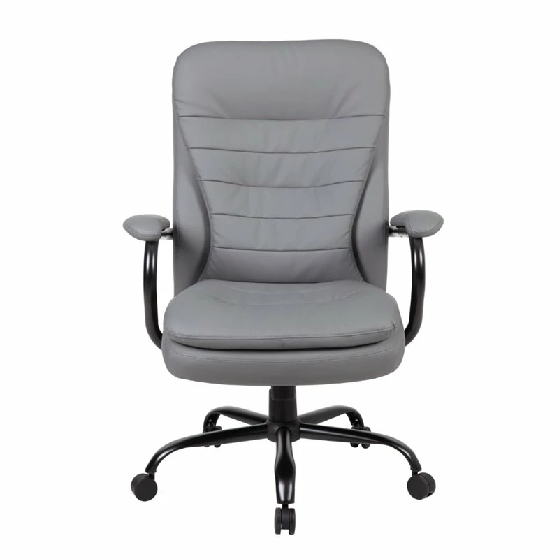 Wholesale 😉 Boss Office Products Boss Office Heavy Duty Double Plush CaressoftPlus Chair In Gray 😍 4 Wholesale 😉 Boss Office Products Boss Office Heavy Duty Double Plush CaressoftPlus Chair In Gray 😍 - Image 2