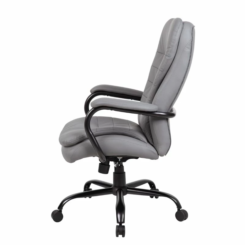 Wholesale 😉 Boss Office Products Boss Office Heavy Duty Double Plush CaressoftPlus Chair In Gray 😍 5 Wholesale 😉 Boss Office Products Boss Office Heavy Duty Double Plush CaressoftPlus Chair In Gray 😍 - Image 3