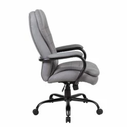 Wholesale 😉 Boss Office Products Boss Office Heavy Duty Double Plush CaressoftPlus Chair In Gray 😍 11 Wholesale 😉 Boss Office Products Boss Office Heavy Duty Double Plush CaressoftPlus Chair In Gray 😍 -Deals Writing Desks Store 1459517 3 L