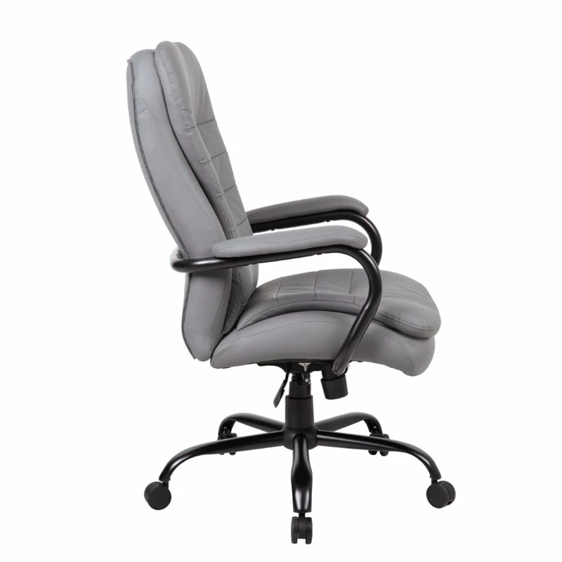 Wholesale 😉 Boss Office Products Boss Office Heavy Duty Double Plush CaressoftPlus Chair In Gray 😍 6 Wholesale 😉 Boss Office Products Boss Office Heavy Duty Double Plush CaressoftPlus Chair In Gray 😍 - Image 4