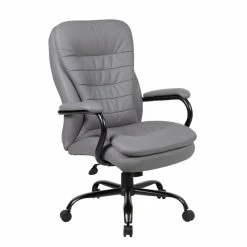 Wholesale 😉 Boss Office Products Boss Office Heavy Duty Double Plush CaressoftPlus Chair In Gray 😍 12 Wholesale 😉 Boss Office Products Boss Office Heavy Duty Double Plush CaressoftPlus Chair In Gray 😍 -Deals Writing Desks Store 1459517 4 L