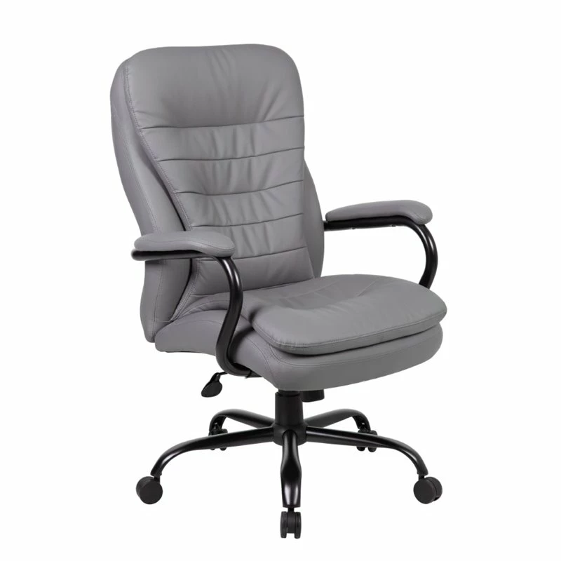 Wholesale 😉 Boss Office Products Boss Office Heavy Duty Double Plush CaressoftPlus Chair In Gray 😍 7 Wholesale 😉 Boss Office Products Boss Office Heavy Duty Double Plush CaressoftPlus Chair In Gray 😍 - Image 5