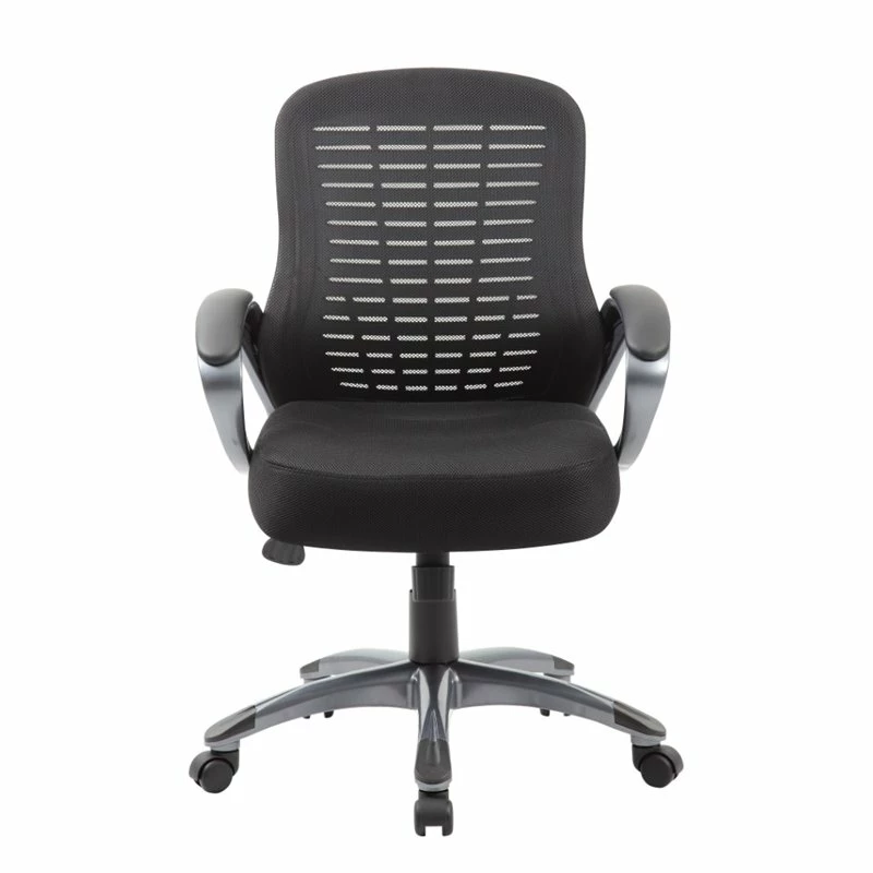 Budget ✨ Boss Office Products Boss Office Ribbed High Back Mesh Chair In Black 🎁 4 Budget ✨ Boss Office Products Boss Office Ribbed High Back Mesh Chair In Black 🎁 - Image 2
