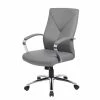 Deals 💯 Boss Office Products Boss Office LeatherPlus Executive Chair With Arms In Gray 🌟 -Deals Writing Desks Store 1459541 L
