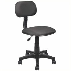 Outlet 🛒 Pemberly Row Adjustable Steno Task Office Chair In Black 🔔