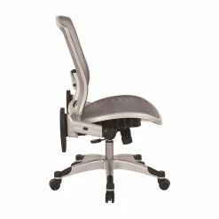 Deals ✨ Office Star Executive Gray Mesh Back Office Chair 😀 -Deals Writing Desks Store 1463611 3 L