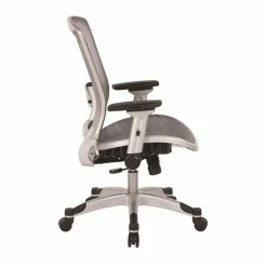 Deals ✨ Office Star Executive Gray Mesh Back Office Chair 😀 -Deals Writing Desks Store 1463611 4 L