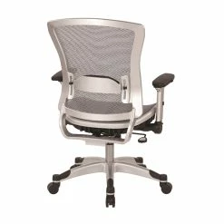 Deals ✨ Office Star Executive Gray Mesh Back Office Chair 😀 -Deals Writing Desks Store 1463611 6 L