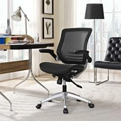 Flash Sale ⌛ Modway Edge Mesh Office Chair In Black 🛒 -Deals Writing Desks Store 1468200 3 L
