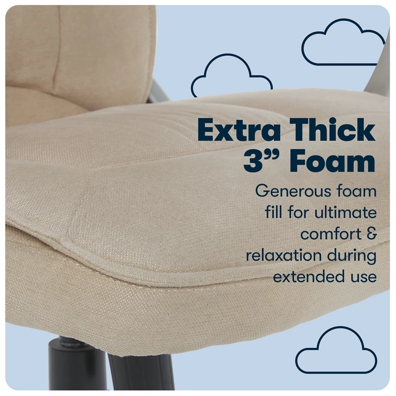 Best reviews of 🔥 Serta At Home Serta Hannah Office Chair In Fawn Tan Linen Metallic Finish 🛒 6 Best reviews of 🔥 Serta At Home Serta Hannah Office Chair In Fawn Tan Linen Metallic Finish 🛒 - Image 4