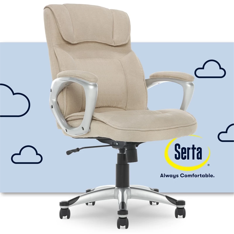 Best reviews of 🔥 Serta At Home Serta Hannah Office Chair In Fawn Tan Linen Metallic Finish 🛒 3 Best reviews of 🔥 Serta At Home Serta Hannah Office Chair In Fawn Tan Linen Metallic Finish 🛒