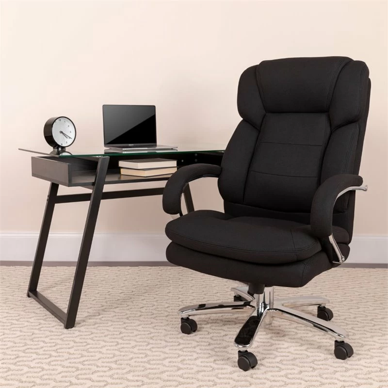Discount โจ Flash Furniture Big And Tall Fabric Swivel Office Chair In Black ๐ 4 Discount โจ Flash Furniture Big And Tall Fabric Swivel Office Chair In Black ๐ - Image 2
