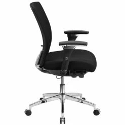 Coupon 😉 Flash Furniture Fabric Swivel Office Chair In Black 🔥 -Deals Writing Desks Store 1521822 1 L 1