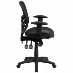 Wholesale 💯 Flash Furniture Mid Back Mesh Swivel Office Chair In Black 😉 21 Wholesale 💯 Flash Furniture Mid Back Mesh Swivel Office Chair In Black 😉 -Deals Writing Desks Store 1521875 7 L