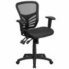 Wholesale 💯 Flash Furniture Mid Back Mesh Swivel Office Chair In Black 😉 1 Wholesale 💯 Flash Furniture Mid Back Mesh Swivel Office Chair In Black 😉 -Deals Writing Desks Store 1521875 L