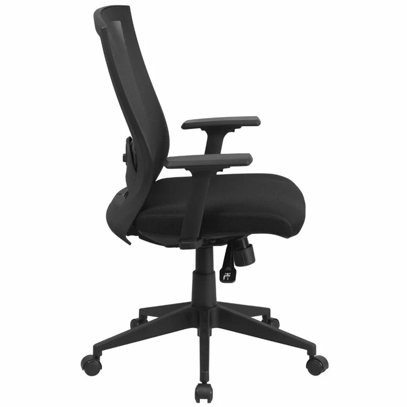Best deal 👏 Flash Furniture Mid Back Mesh Swivel Office Chair In Black 🎉 4 Best deal 👏 Flash Furniture Mid Back Mesh Swivel Office Chair In Black 🎉 - Image 2