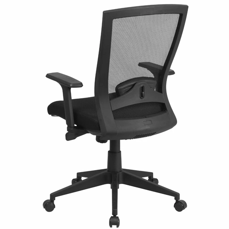 Best deal 👏 Flash Furniture Mid Back Mesh Swivel Office Chair In Black 🎉 5 Best deal 👏 Flash Furniture Mid Back Mesh Swivel Office Chair In Black 🎉 - Image 3