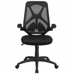 Buy 🔔 Flash Furniture High Back Mesh Swivel Office Chair In Black 👍 -Deals Writing Desks Store 1521879 3 L