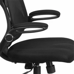 Buy 🔔 Flash Furniture High Back Mesh Swivel Office Chair In Black 👍 -Deals Writing Desks Store 1521879 5 L