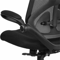 Buy 🔔 Flash Furniture High Back Mesh Swivel Office Chair In Black 👍 -Deals Writing Desks Store 1521879 6 L