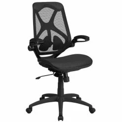 Hot Sale 🤩 Flash Furniture High Back Mesh Swivel Office Chair In Black 👏