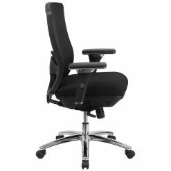 Cheapest ❤️ Flash Furniture Big And Tall Fabric Swivel Office Chair In Black 🔥 -Deals Writing Desks Store 1521977 1 L 2
