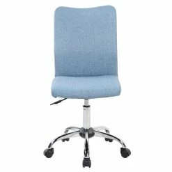 Coupon ✔️ Techni Mobili Modern Armless Desk Chair In Blue Jean 🔔 -Deals Writing Desks Store 1527847 1 L