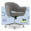 Deals ⭐ Serta At Home Serta Valetta Home Office Chair Soft Gray 🔔 -Deals Writing Desks Store 1562393 16 L