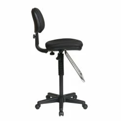 Hot Sale 💯 Scranton & Co Drafting Chair In Black 🛒 -Deals Writing Desks Store 1567238 2 L