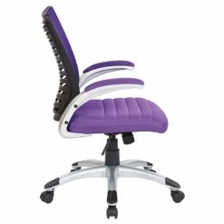 Top 10 💯 Scranton & Co Screen Back Managers Chair In Purple ⌛ -Deals Writing Desks Store 1567247 2 L