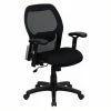 Hot Sale 🔔 Scranton & Co Mid-Back Mesh Office Chair In Black 🌟 -Deals Writing Desks Store 1567576 L