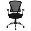 New 🎉 Scranton & Co Mid-Back Mesh Office Chair In Black 🧨 -Deals Writing Desks Store 1567593 L