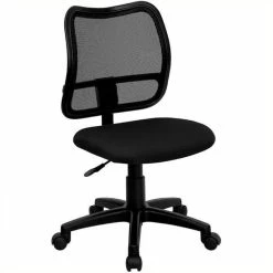 Wholesale ⌛ Scranton & Co Mid-Back Mesh Task Office Chair With Black Fabric Seat 🔔