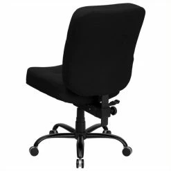 Promo 🧨 Scranton & Co Office Chair With Extra Wide Seat In Black 🎉 -Deals Writing Desks Store 1567614 2 L