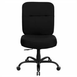 Promo ๐งจ Scranton & Co Office Chair With Extra Wide Seat In Black ๐