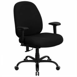 Brand new ✨ Scranton & Co Fabric Office Chair With Arms In Black ✔️ 6 Brand new ✨ Scranton & Co Fabric Office Chair With Arms In Black ✔️ -Deals Writing Desks Store 1567620 1 L