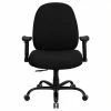 Brand new ✨ Scranton & Co Fabric Office Chair With Arms In Black ✔️ -Deals Writing Desks Store 1567620 L