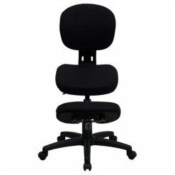 Discount 🥰 Scranton & Co Mobile Ergonomic Kneeling Office Chair In Black ✨