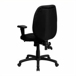 Deals 👍 Scranton & Co Multi-Functional Ergonomic Task Office Chair In Black 🎉 -Deals Writing Desks Store 1567684 1 L