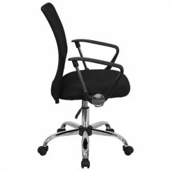 Discount 🎉 Scranton & Co Mid-Back Mesh Office Chair In Black 😀 8 Discount 🎉 Scranton & Co Mid-Back Mesh Office Chair In Black 😀 -Deals Writing Desks Store 1567722 2 L