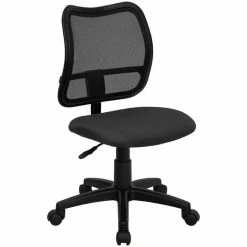 Best reviews of 🎉 Scranton & Co Mid-Back Mesh Task Office Chair With Gray Fabric Seat 🥰
