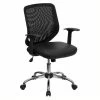 Promo ✔️ Scranton & Co Leather Mid-Back Office Chair With Mesh Back In Black 🤩 1 Promo ✔️ Scranton & Co Leather Mid-Back Office Chair With Mesh Back In Black 🤩 -Deals Writing Desks Store 1567753 L
