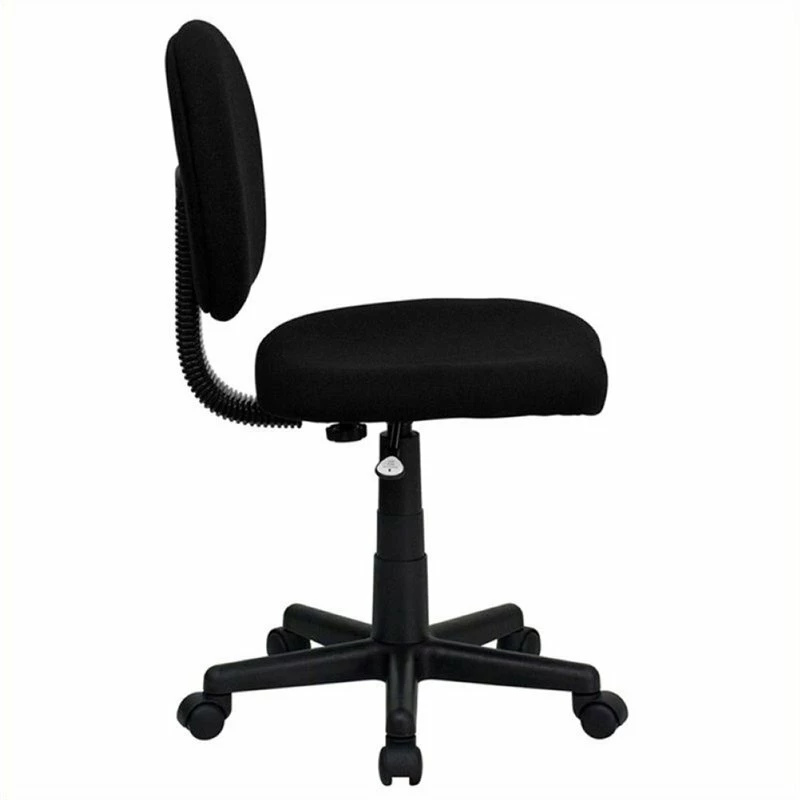 Best Pirce 👍 Scranton & Co Armless Ergonomic Task Office Chair In Black ⌛ 5 Best Pirce 👍 Scranton & Co Armless Ergonomic Task Office Chair In Black ⌛ - Image 3