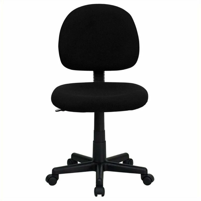 Best Pirce 👍 Scranton & Co Armless Ergonomic Task Office Chair In Black ⌛ 3 Best Pirce 👍 Scranton & Co Armless Ergonomic Task Office Chair In Black ⌛