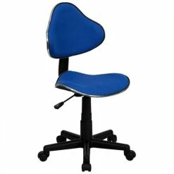 Outlet 👍 Scranton & Co Modern Ergonomic Task Office Chair In Blue 👏 -Deals Writing Desks Store 1567764 1 L