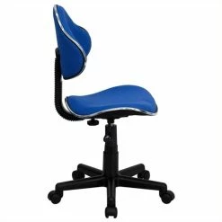 Outlet 👍 Scranton & Co Modern Ergonomic Task Office Chair In Blue 👏 -Deals Writing Desks Store 1567764 2 L
