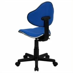 Outlet 👍 Scranton & Co Modern Ergonomic Task Office Chair In Blue 👏 -Deals Writing Desks Store 1567764 3 L