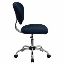 Promo 🤩 Scranton & Co Mid-Back Mesh Task Office Chair In Navy ❤️ -Deals Writing Desks Store 1567779 1 L