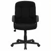 Top 10 👏 Scranton & Co Mid-Back Office Chair With Nylon Arms In Black ⌛ -Deals Writing Desks Store 1567800 L